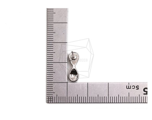 ERG-2290-R【2個入り】ピーナッツピアス,Peanut Post Earring/5mm X 14.8mm 5枚目の画像