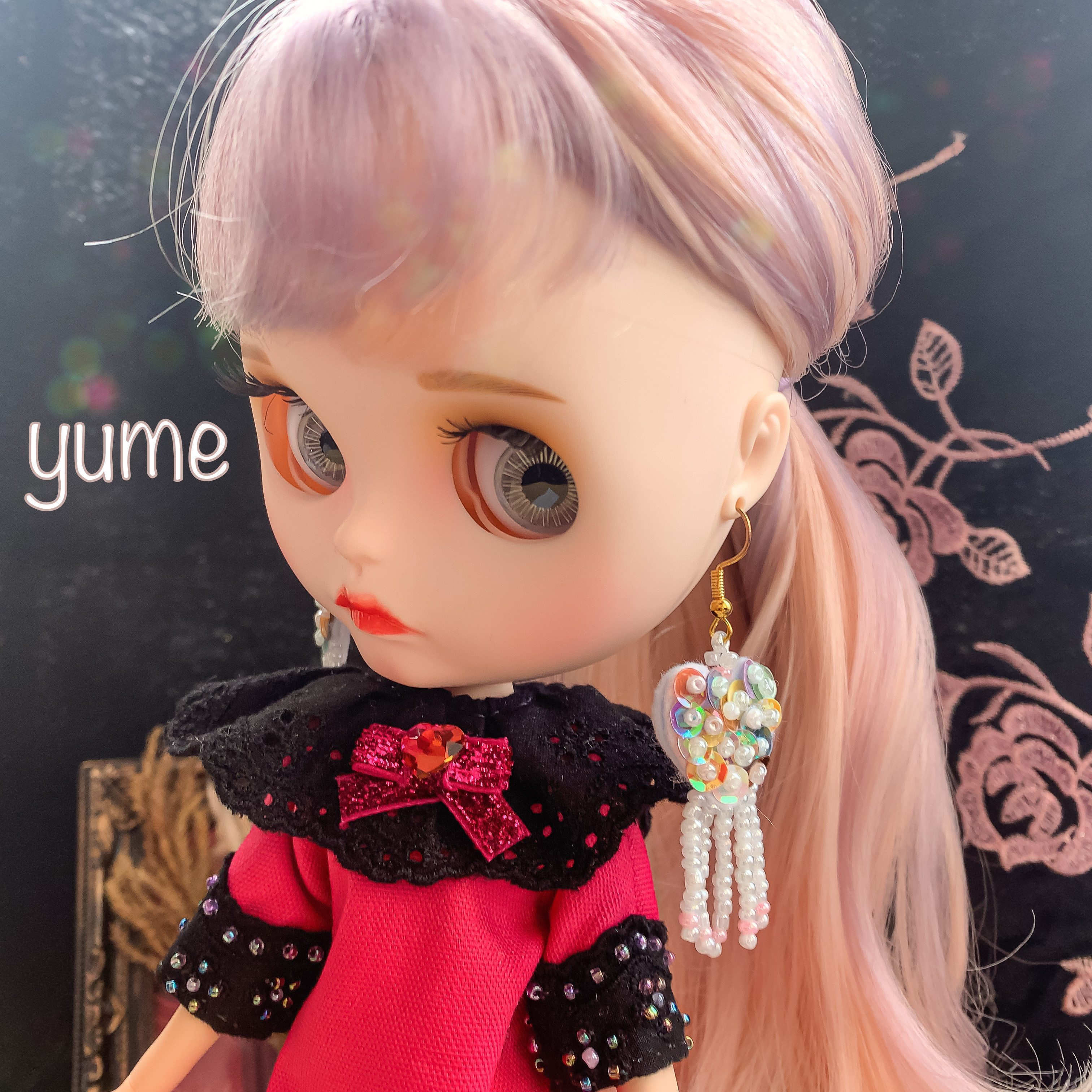 【L95】ドール用 ピアス3点セット ピアス3点セット 【L95】ドール用