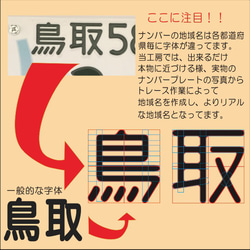 ミニストラップ付ナンバープレートキーホルダー選べる4種類プレート【♥送料無料♥】 9枚目の画像