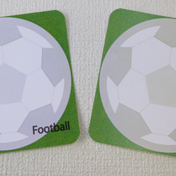 【国内送料無料】サッカーボール　メッセージが書けるシール　10枚入り 2枚目の画像