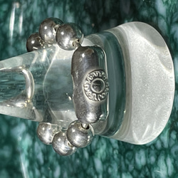 silver925 sun ball chain ring 2枚目の画像