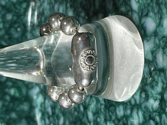 silver925 sun ball chain ring 2枚目の画像