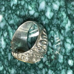 silver925/brass hole college ring 9枚目の画像