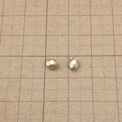 100個入り スペーサービーズ オーバル カット 約5x4x4mm KC金ゴールドカラー プラスチックビーズ bz053 5枚目の画像