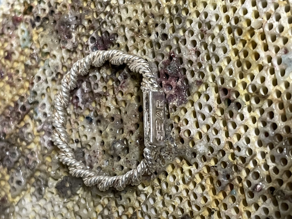 silver925 rodeo rope ring 5枚目の画像