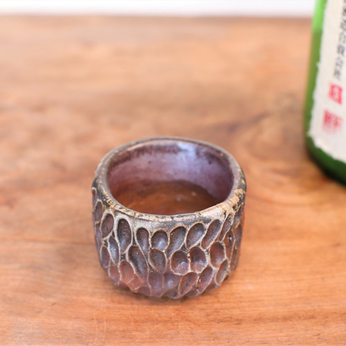 備前焼ぐい呑み 高木純｜備前焼｜ぐい呑み｜カワイイ｜窯変｜作家のうつわ通販