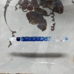 ガラスペン「残雪」　ガラス製スポイト付属（約1ｍｌ） 1枚目の画像