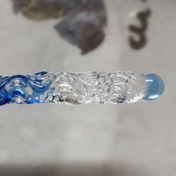 ガラスペン「残雪」　ガラス製スポイト付属（約1ｍｌ） 3枚目の画像