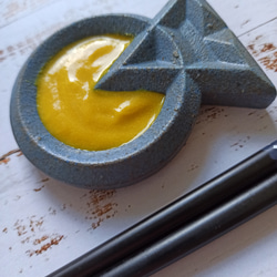 數位幾何陶瓷系列-幾何造型筷架碟(三角圓)+花瓣筷架 第9張的照片