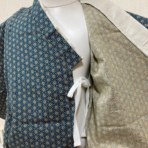 送料込み】ハンドメイド 男の子 被布 ベビー袴 2点セット 和服