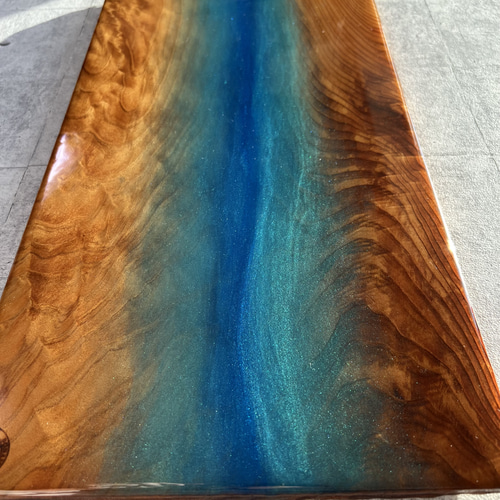 レジンアート 海アート エポキシレジンアート インテリア ロゴ その他