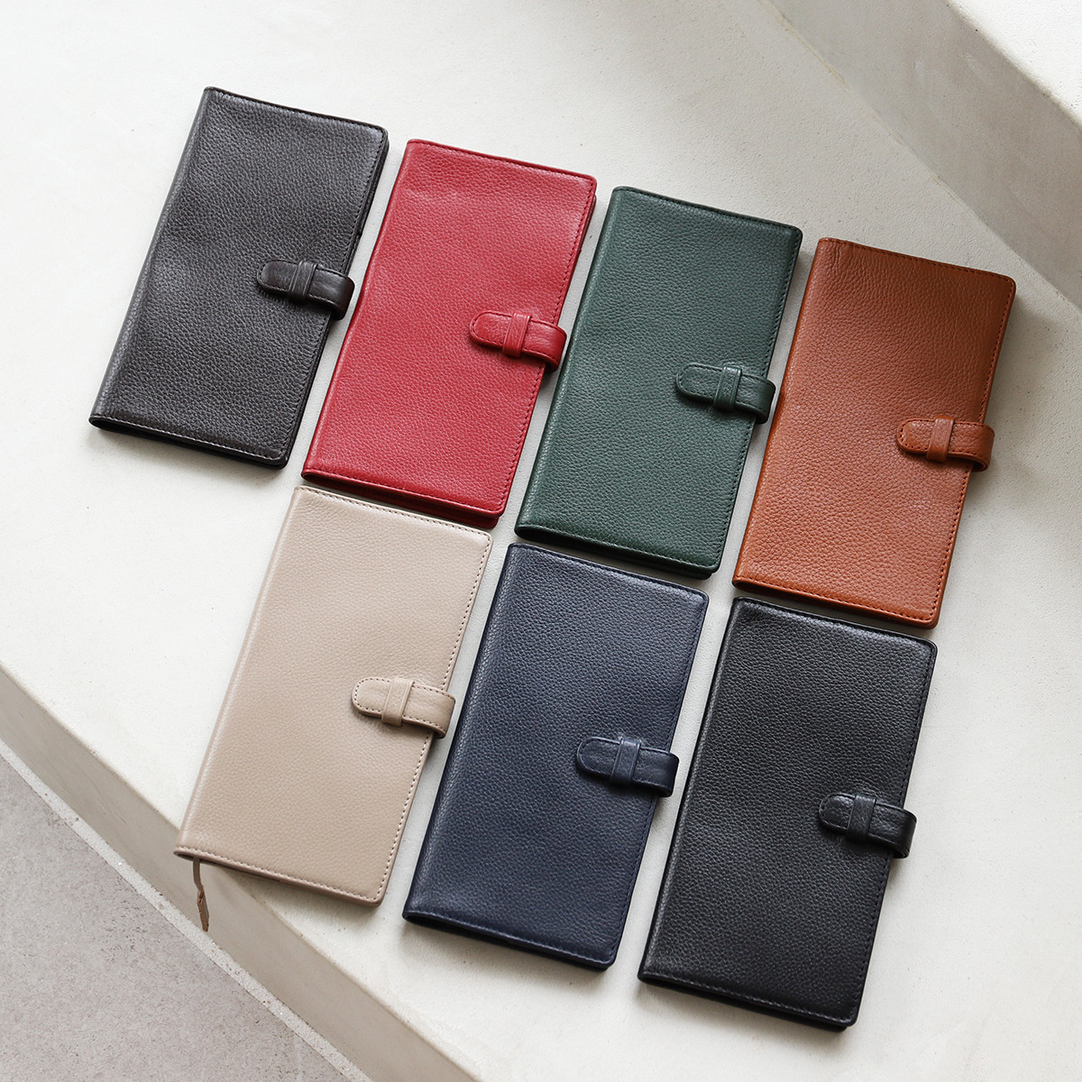 【HERMES★ハートが可愛い】手帳カバー 本革 carnet Secret 各種ポケット＆しおり付き】手帳 カバー 本革 手帳カバー / HB1