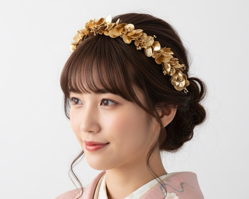 nicocica ハンドメイドカチューシャ【成人式/卒業式】 卒業式 成人式 カチューシャ髪飾り｜ルーチェ‐Luce‐＜ホワイト