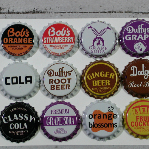 ♛アメリカのビール王冠キャップ / ヴィンテージデザイン復刻版 未使用