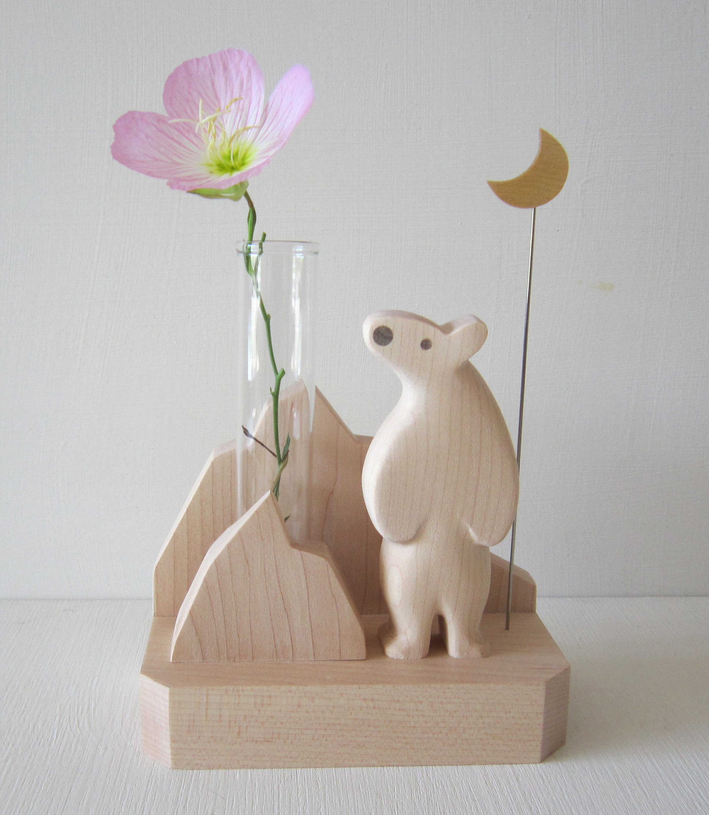 クマ君の一輪挿し