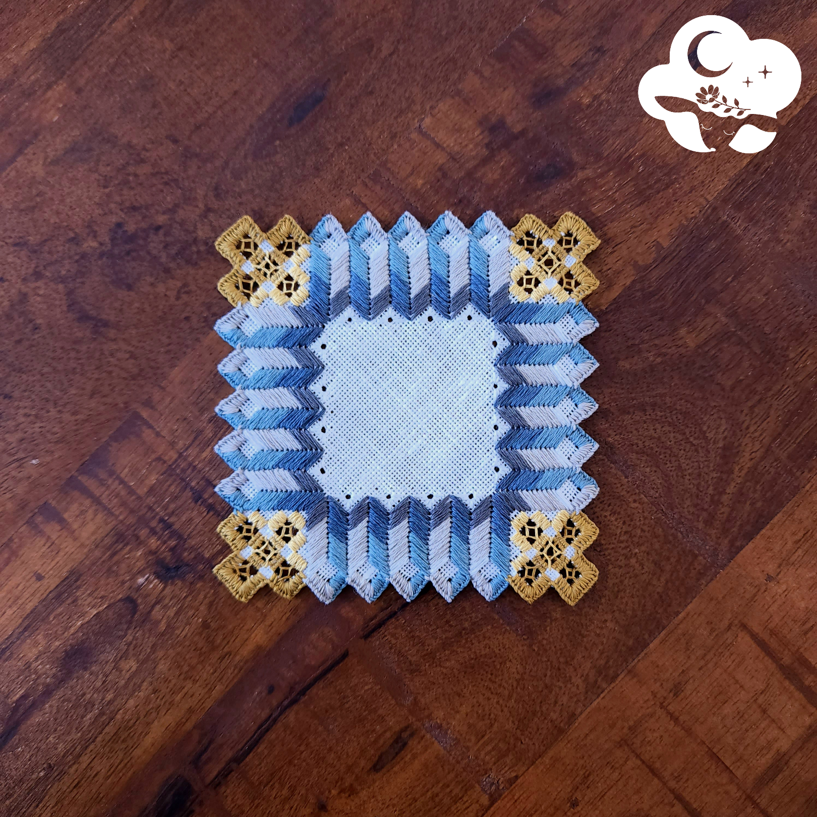 山眠る（コースター）＿Hardanger