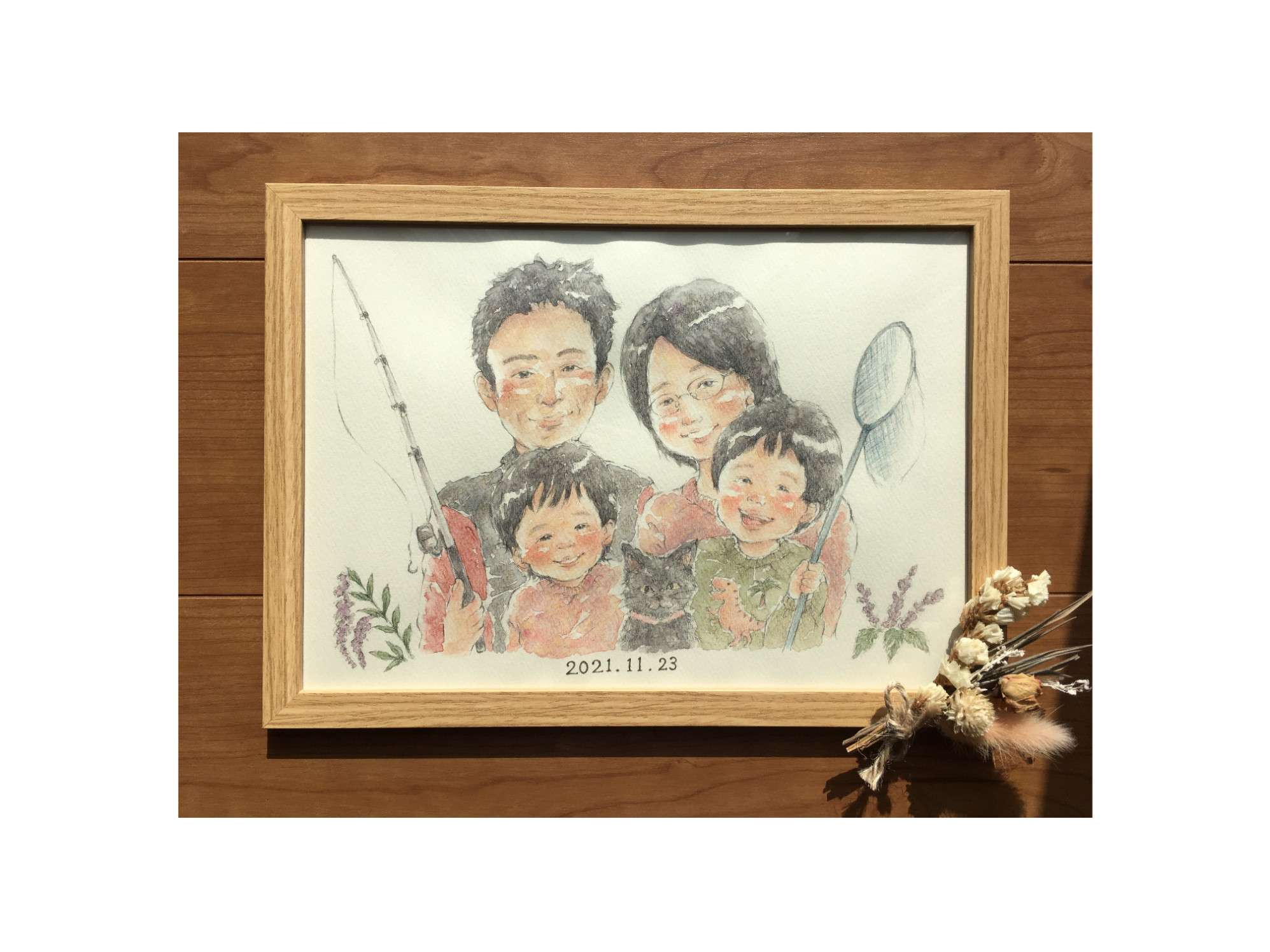 似顔絵オーダー 記念日 誕生日 退職祝い ペット プレゼント 似顔絵オーダー 記念日 誕生日 退職祝い ペット プレゼント