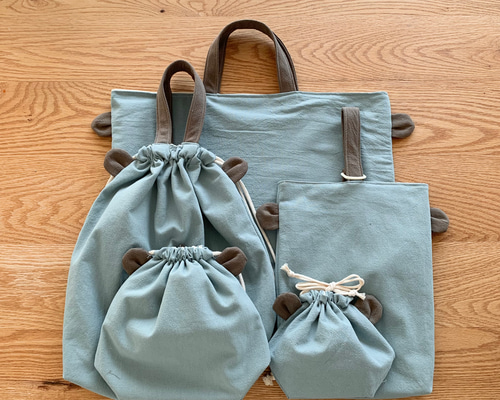 sd__s★　スカラップ　お弁当袋　体操着袋　ティッシュケース　イニシャル sd__s様専用 スカラップ お弁当袋 体操着袋 ティッシュケース