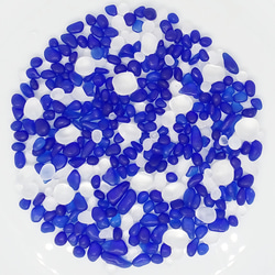 ＊ICE BLUE MOON～氷の国～＊シーグラスアート レア 7591010b9a49fc48e19992a75a9125