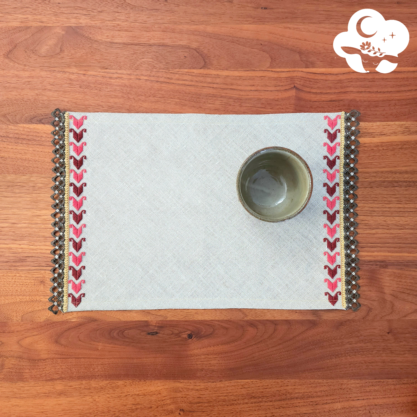 冬薔薇（ミニマット）＿Hardanger