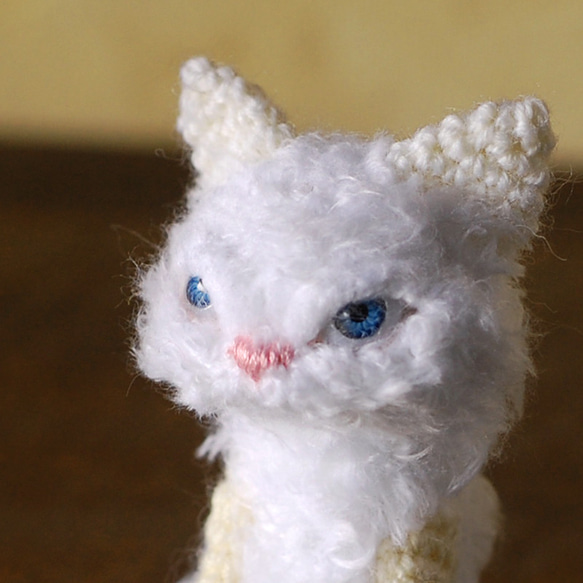 ブルーの瞳の白猫ちゃん（small) 8枚目の画像