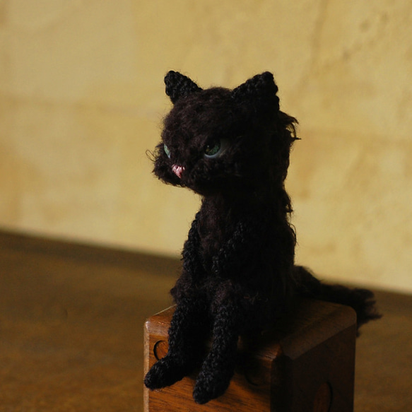 グリーンの瞳の黒猫ちゃん（small) 9枚目の画像