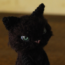 グリーンの瞳の黒猫ちゃん（small) 7枚目の画像