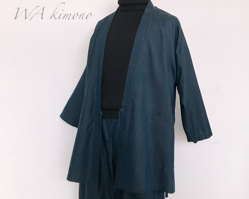 作務衣　上下　着物　リメイク　かわいいです　ハンドメイド　お買い得　お得 29a08c572494ed5362a7e22b767386