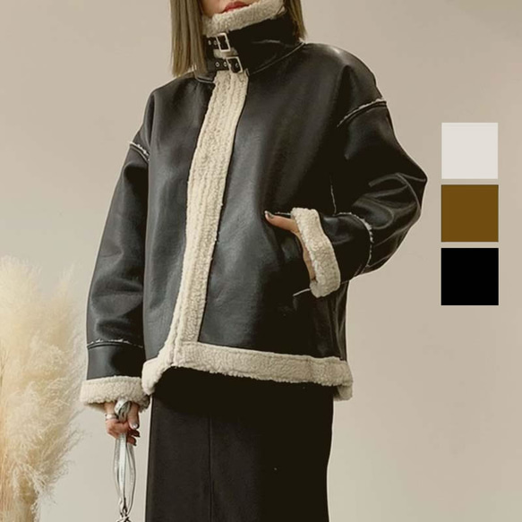 SALE ｴﾄﾗﾝｾﾞꕤ毛足のあるムートンがふわっとし女性らしいフェイク