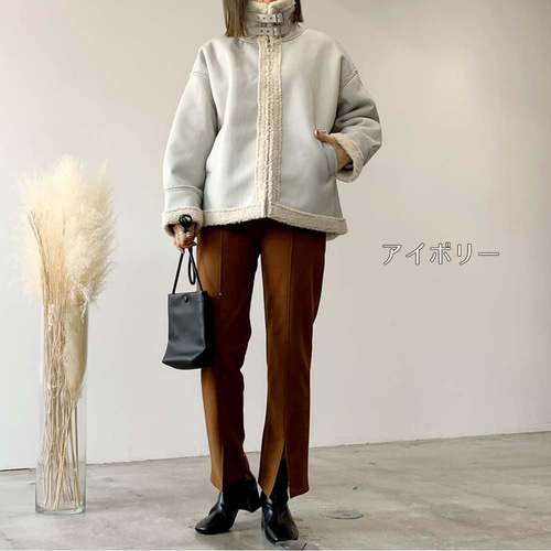 SALE ｴﾄﾗﾝｾﾞꕤ毛足のあるムートンがふわっとし女性らしいフェイク