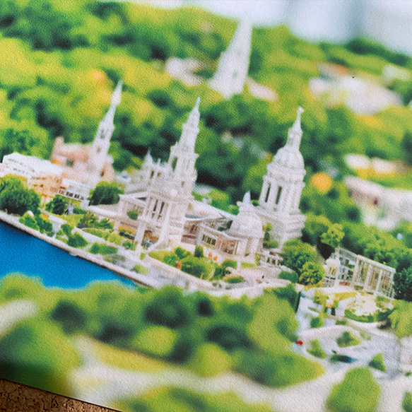 ポストカード　Miniature Fantastic Town ② 3枚目の画像