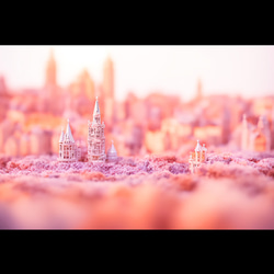 ポストカード　Miniature Fantastic Town ④ 1枚目の画像