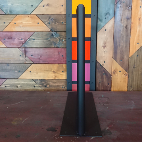 マットブラックでアイアンな丸鉄脚♪ 21.7 × 350mm 4脚Ver. マットブラックでアイアンな丸鉄脚♪ 21.7×400×350mm □型 2脚ver
