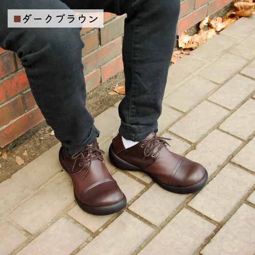 靴 RE アンティーク レースアップシューズ メンズ RegettaCanoe-リゲッタ