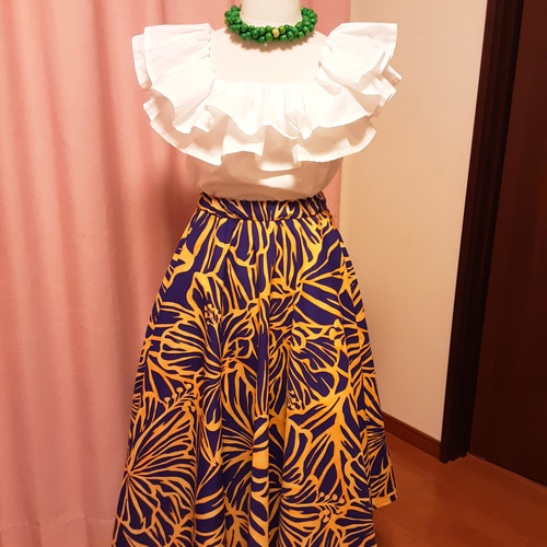 ☆受注製作☆フラダンス衣装：サーキュラーカート：ケイキ子供 その他