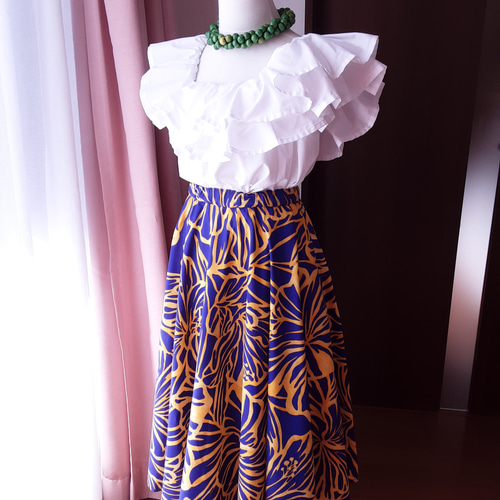 ☆受注製作☆フラダンス衣装：サーキュラーカート：ケイキ子供 その他