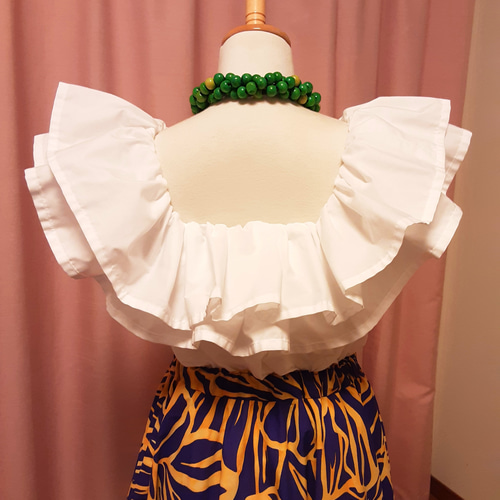 ☆受注製作☆フラダンス衣装：サーキュラーカート：ケイキ子供