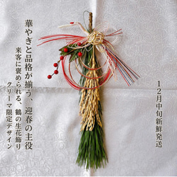 予約受付｜数量限定】天然若松×紅白水引の迎春飾り 2026｜正月飾り