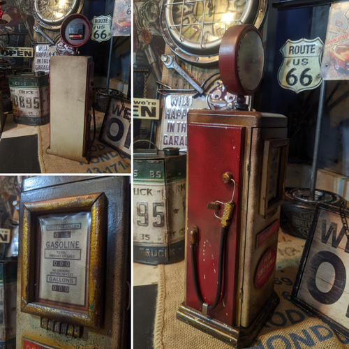 ルート66 ガソリンポンプ型 マルチキャビネットROUTE66