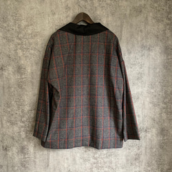 Sale チェックのテーラードジャケット　Checked tailored jacket 3枚目の画像