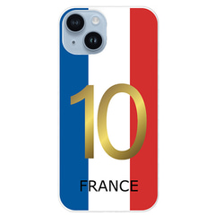 番号を選べる iPhone ケース フランス FRANCE Football Soccer 2枚目の画像