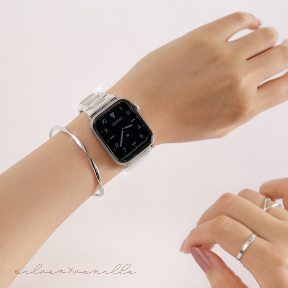 ４色　腕時計 ベルト アップルウォッチ　applewatch マーブル#mm00000198 5枚目の画像