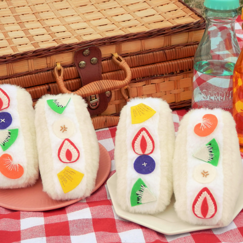 フルーツサンド(花・ミックス)(受注制作) ぬいぐるみ PUKONNU