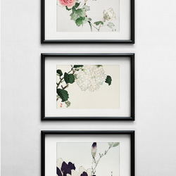 【NO.428】モクレンの日本画アートポスター☆木蓮の花お正月和柄和モダン玄関☆A5A4A3A2A1B5B4B3B2B1 12枚目の画像