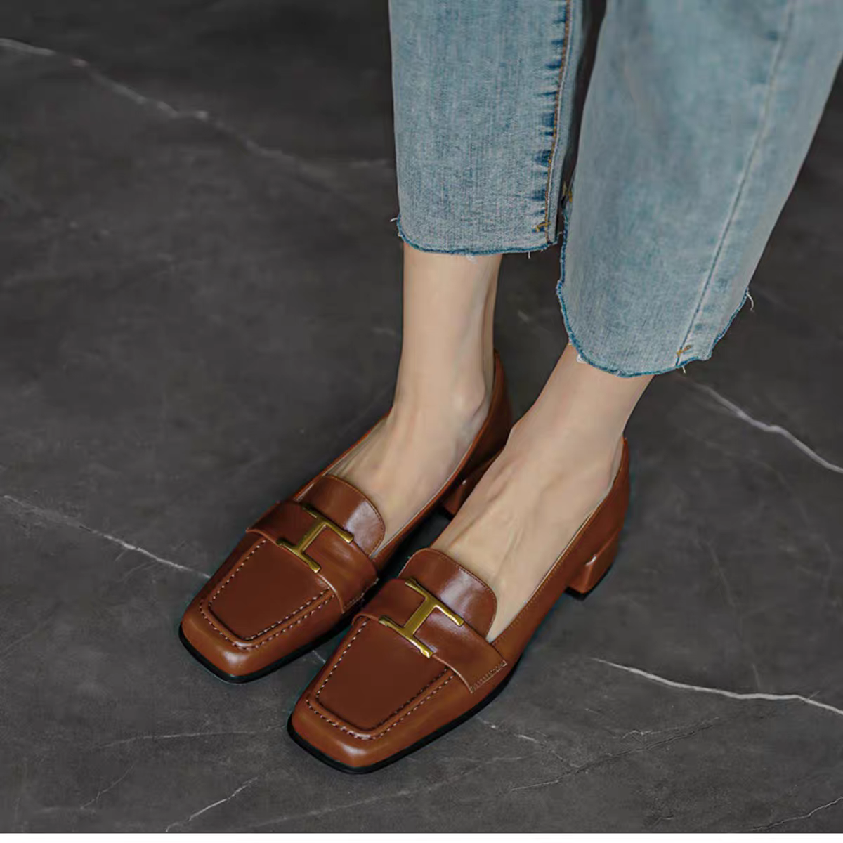 ローファー ヒール レディース 婦人靴 痛くない 疲れない パンプス ビットローファー 靴 敬老の日 新色新柄2023