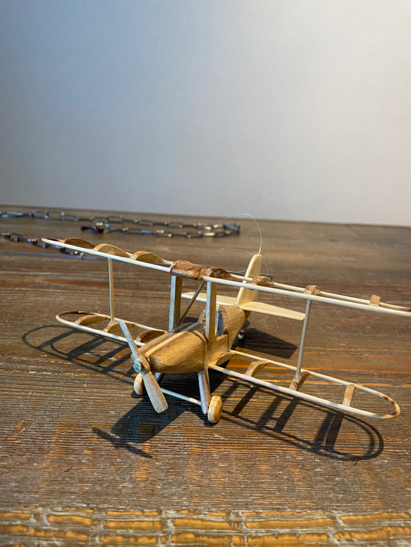 【職人のおまかせ制作】飛行機の木工模型モビール 6枚目の画像