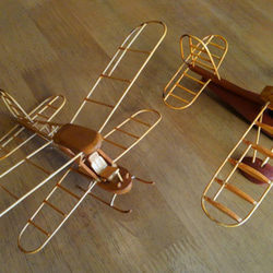 【職人のおまかせ制作】飛行機の木工模型モビール 10枚目の画像