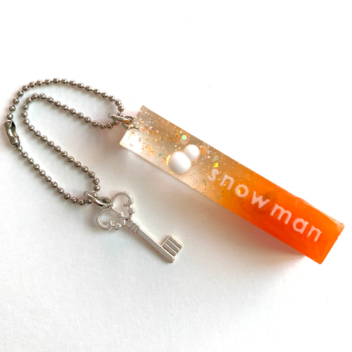 snowman＊ホテルキー キーホルダー ORANGE キーホルダー miasnow