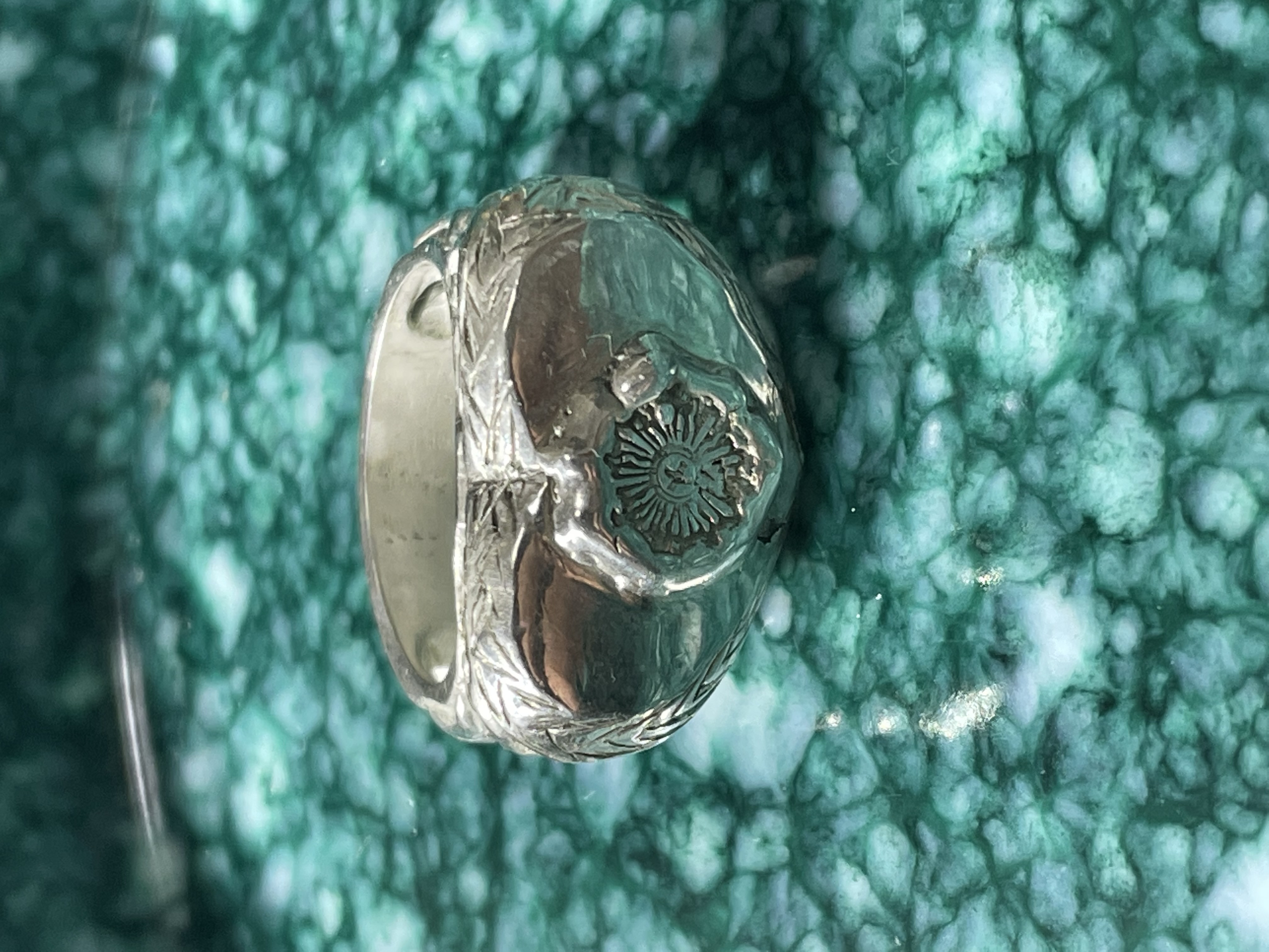 silver925 hurt crown ring