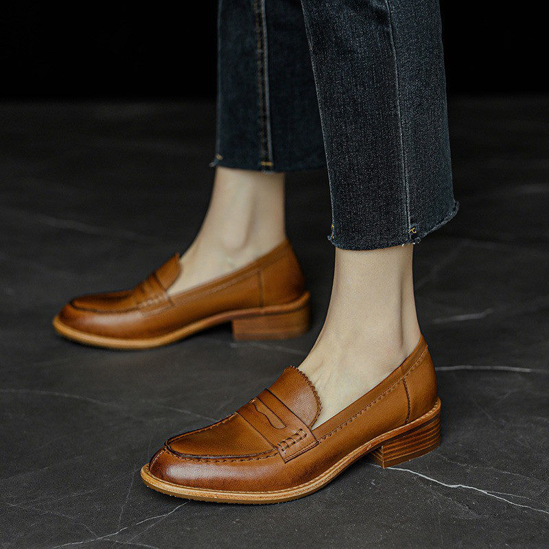 ローファー ローヒール 革靴 3E靴 シューズ パンプス 新春福袋 金木犀 北欧 ハロウィン テラコッタ お散歩 仕事